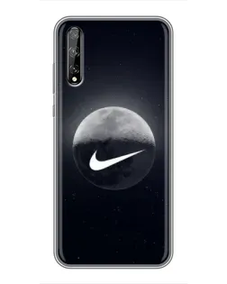 Чехол для Huawei P Smart Pro с картинкой «Nike в стиле граффити»