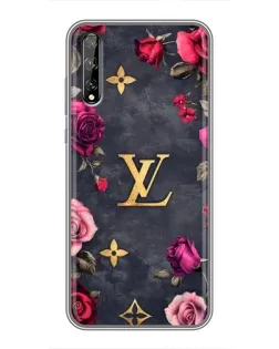 Чехол для Huawei P Smart Pro с картинкой «Цветочный Louis Vuitton»