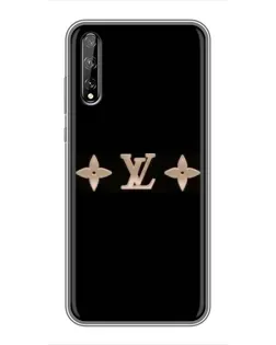 Чехол для Huawei P Smart Pro с картинкой «Louis Vuitton — минимализм»