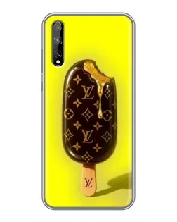 Чехол для Huawei P Smart Pro с картинкой «Мороженое от LV»
