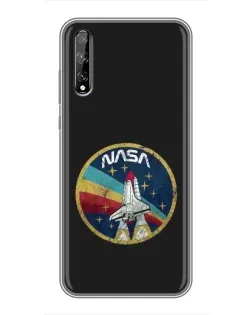Чехол для Huawei P Smart Pro с картинкой «NASA — эмблема миссии» Чехол для Huawei P Smart Pro с картинкой «NASA — эмблема миссии»