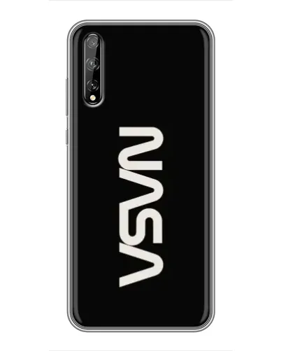 Чехол для Huawei P Smart Pro с картинкой «NASA — вертикальный логотип»