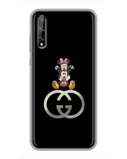 Чохол для Huawei P Smart Pro з картинкою «Мінні Маус на лого»