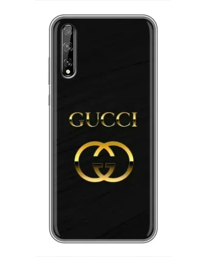 Чохол для Huawei P Smart Pro з картинкою «Золотий логотип Gucci»