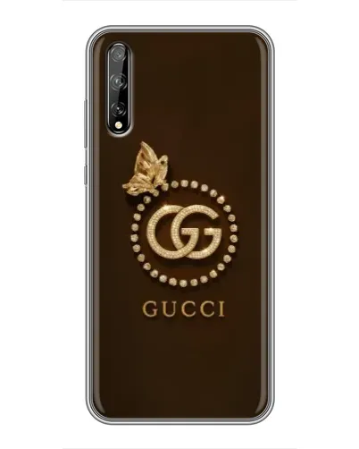 Чохол для Huawei P Smart Pro з картинкою «Gucci — золотий метелик»