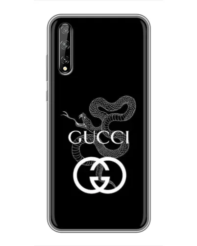 Чохол для Huawei P Smart Pro з картинкою «Gucci — срібна змія»