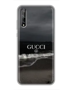 Чохол для Huawei P Smart Pro з картинкою «Gucci — морський прибій»