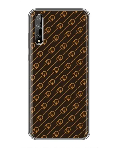 Чохол для Huawei P Smart Pro з картинкою «Gucci — золоті діагоналі»