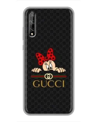 Чохол для Huawei P Smart Pro з картинкою «Мінні Маус Gucci — чорний»