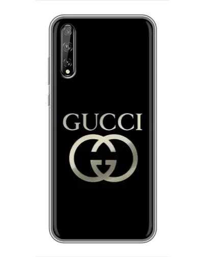 Чехол для Huawei P Smart Pro с картинкой «Gucci — золото на черном» Чехол для Huawei P Smart Pro с картинкой «Gucci — золото на черном»
