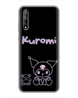 Чохол для Huawei P Smart Pro з картинкою «Kuromi — чорний мінімалізм» Чохол для Huawei P Smart Pro з картинкою «Kuromi — чорний мінімалізм»