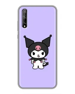 Чохол для Huawei P Smart Pro з картинкою «Kuromi — ніжний фіолетовий»