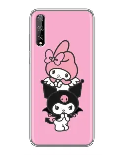 Чохол для Huawei P Smart Pro з картинкою «My Melody та Kuromi»
