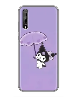 Чохол для Huawei P Smart Pro з картинкою «Kuromi з парасолькою»
