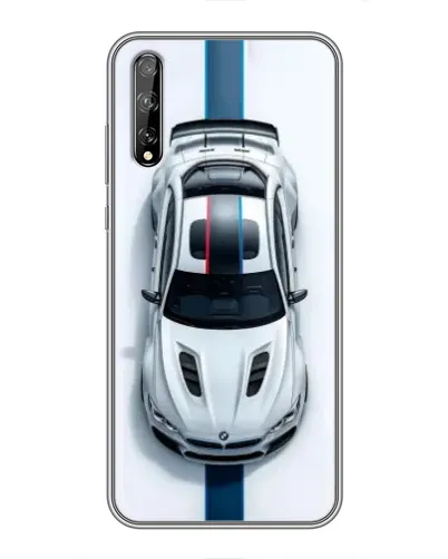 Чехол для Huawei P Smart Pro с картинкой «Вид сверху — BMW M»