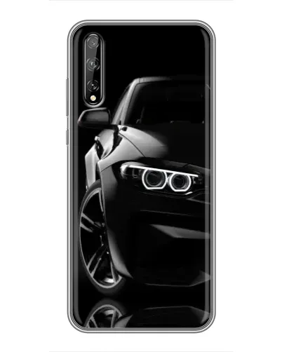 Чехол для Huawei P Smart Pro с картинкой «Черная BMW — профиль» Чехол для Huawei P Smart Pro с картинкой «Черная BMW — профиль»