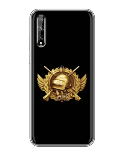 Чехол для Huawei P Smart Pro с картинкой «PUBG — оранжевый градиент»