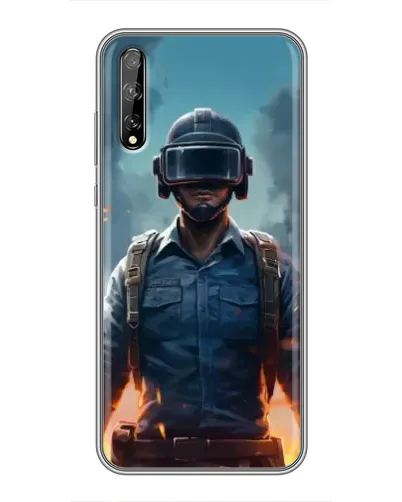 Чехол для Huawei P Smart Pro с картинкой «PUBG — реалистичный герой»