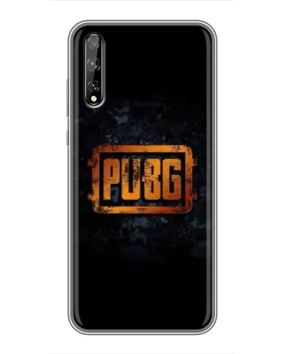 Чехол для Huawei P Smart Pro с картинкой «PUBG — золотой логотип»