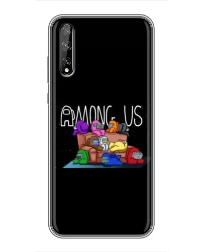 Чехол для Huawei P Smart Pro с картинкой «Логотип Among Us»