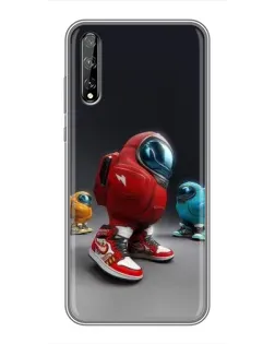 Чехол для Huawei P Smart Pro с картинкой «Among Us — 3D стиль»