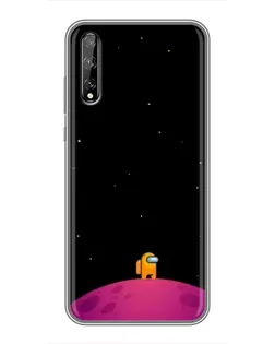 Чехол для Huawei P Smart Pro с картинкой «Одинокий герой на планете»