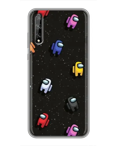 Чехол для Huawei P Smart Pro с картинкой «Космический паттерн Among Us»