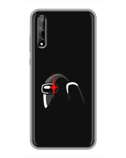 Чехол для Huawei P Smart Pro с картинкой «Among Us шлем»