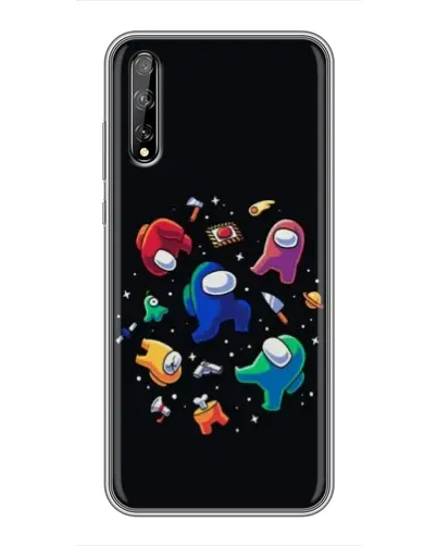 Чехол для Huawei P Smart Pro с картинкой «Among Us космос»