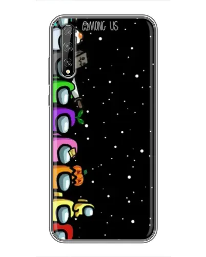 Чехол для Huawei P Smart Pro с картинкой «Команда Among Us»
