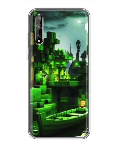 Чехол для Huawei P Smart Pro с картинкой «Minecraft лесной пейзаж» Чехол для Huawei P Smart Pro с картинкой «Minecraft лесной пейзаж»