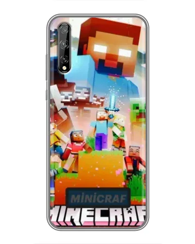 Чехол для Huawei P Smart Pro с картинкой «Minecraft герои игры» Чехол для Huawei P Smart Pro с картинкой «Minecraft герои игры»