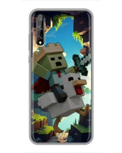 Чехол для Huawei P Smart Pro с картинкой «Стив и гусь» Чехол для Huawei P Smart Pro с картинкой «Стив и гусь»