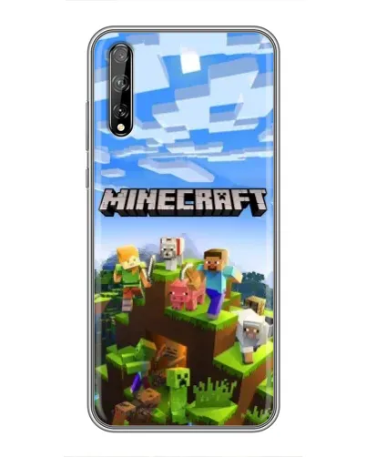 Чехол для Huawei P Smart Pro с картинкой «Minecraft классический мир» Чехол для Huawei P Smart Pro с картинкой «Minecraft классический мир»