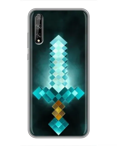 Чехол для Huawei P Smart Pro с картинкой «Алмазный меч неон» Чехол для Huawei P Smart Pro с картинкой «Алмазный меч неон»