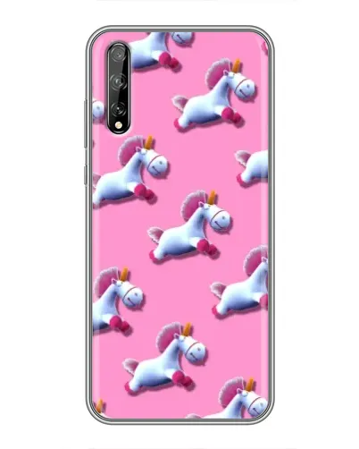 Чехол для Huawei P Smart Pro с картинкой «Единороги на розовом» Чехол для Huawei P Smart Pro с картинкой «Единороги на розовом»