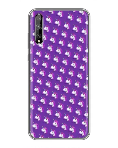 Чехол для Huawei P Smart Pro с картинкой «Единороги на фиолетовом» Чехол для Huawei P Smart Pro с картинкой «Единороги на фиолетовом»