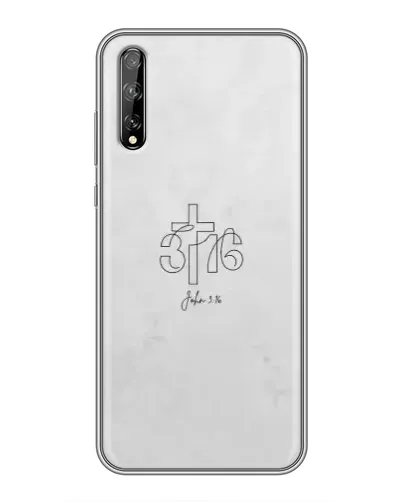 Чехол для Huawei P Smart Pro с картинкой «Иоанна 3:16 Крест» Чехол для Huawei P Smart Pro с картинкой «Иоанна 3:16 Крест»