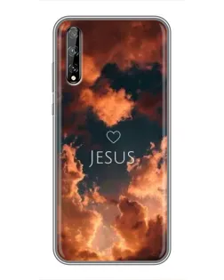 Чехол для Huawei P Smart Pro с картинкой «Сияние Имени Jesus»