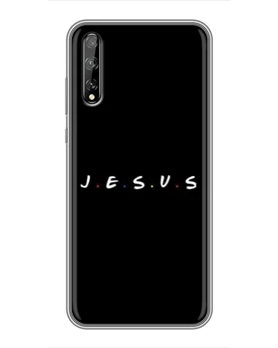 Чехол для Huawei P Smart Pro с картинкой «Точки веры J.E.S.U.S.» Чехол для Huawei P Smart Pro с картинкой «Точки веры J.E.S.U.S.»
