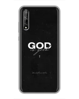 Чехол для Huawei P Smart Pro с картинкой «GOD — Бог над всем»