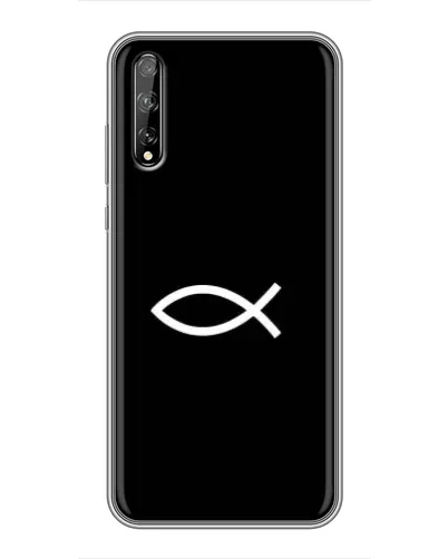 Чехол для Huawei P Smart Pro с картинкой «Символ рыбы Jesus» Чехол для Huawei P Smart Pro с картинкой «Символ рыбы Jesus»