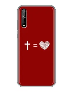 Чехол для Huawei P Smart Pro с картинкой «Уравнение любви» Чехол для Huawei P Smart Pro с картинкой «Уравнение любви»