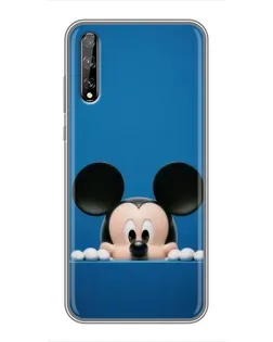 Чехол для Huawei P Smart Pro с картинкой «Микки выглядывает»