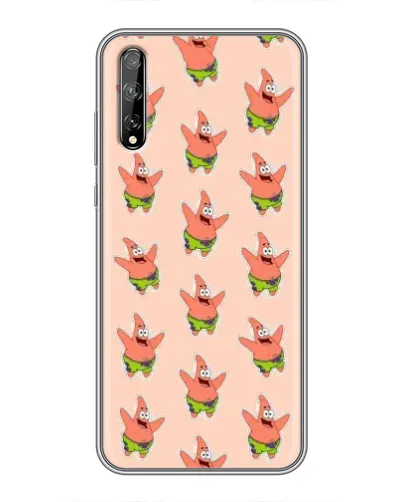 Чехол для Huawei P Smart Pro с картинкой «Патрик Стар паттерн»