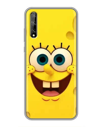 Чехол для Huawei P Smart Pro с картинкой «Губка Боб улыбка»