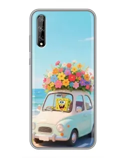 Чехол для Huawei P Smart Pro с картинкой «Автомобильное путешествие»