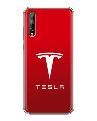 Чехол для Huawei P Smart Pro с картинкой «Tesla Red Classic»