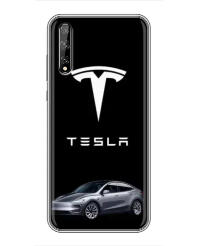Чехол для Huawei P Smart Pro с картинкой «Tesla Model Y»