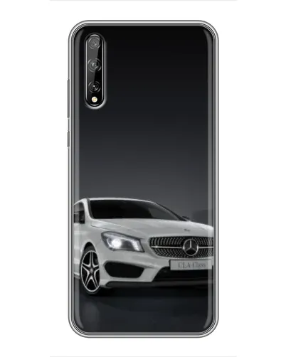 Чехол для Huawei P Smart Pro с картинкой «Mercedes AMG GT Silver»
